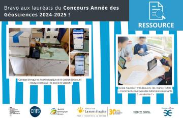 Année des géosciences lauréats