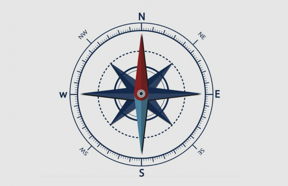 Concept De Navigation En Plein Air Concept De Direction De La Boussole